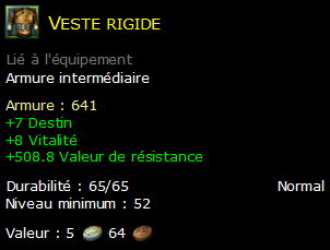 Veste rigide