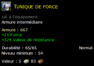 Tunique de force