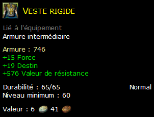 Veste rigide