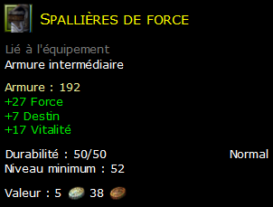 Spallières de force