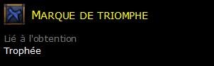 Marque de triomphe