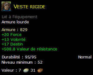 Veste rigide