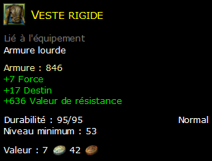 Veste rigide