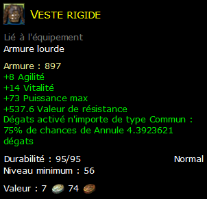 Veste rigide