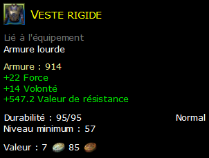 Veste rigide