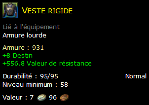 Veste rigide