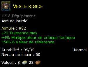 Veste rigide