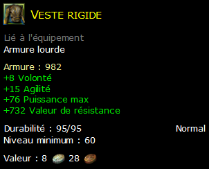 Veste rigide