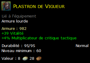 Plastron de Vigueur