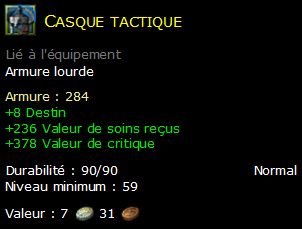 Casque tactique