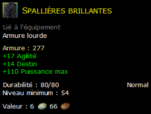 Spallières brillantes