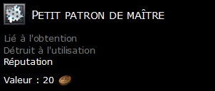 Petit patron de maître