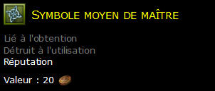 Symbole moyen de maître