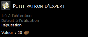 Petit patron d'expert