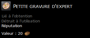 Petite gravure d'expert