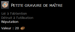 Petite gravure de maître