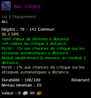 Arc souple