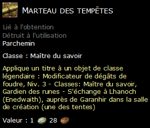 Marteau des tempêtes