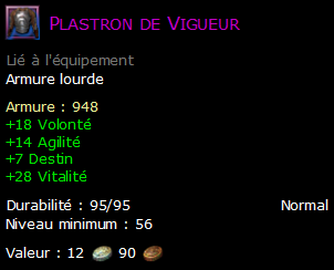 Plastron de Vigueur