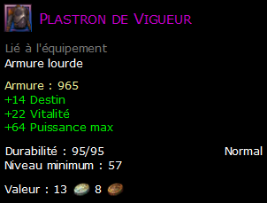 Plastron de Vigueur