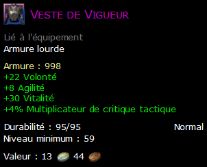 Veste de Vigueur