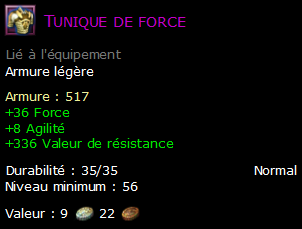 Tunique de force