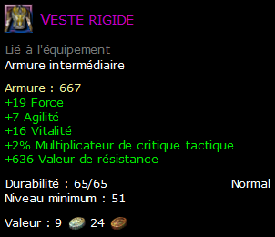 Veste rigide