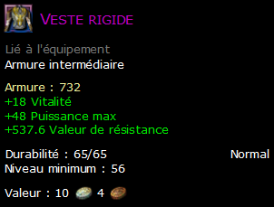 Veste rigide