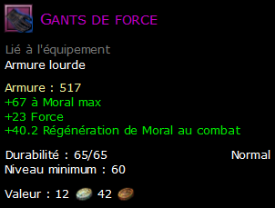 Gants de force