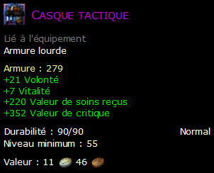 Casque tactique