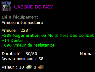 Casque de paix