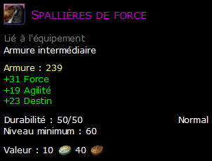 Spallières de force