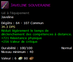 Javeline souveraine