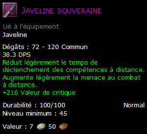 Javeline souveraine