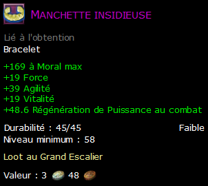 Manchette insidieuse