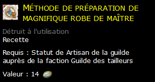 Méthode de préparation de magnifique robe de maître