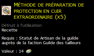 Méthode de préparation de protection en cuir extraordinaire (x5)