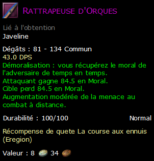 Rattrapeuse d'Orques