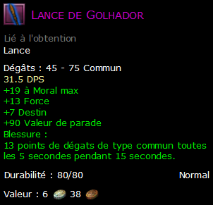 Lance de Golhador