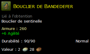 Bouclier de Bandedefer