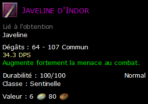 Javeline d'Indor