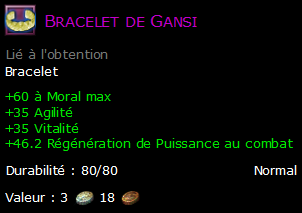 Bracelet de Gansi