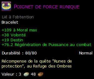 Poignet de force runique