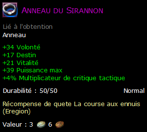 Anneau du Sirannon