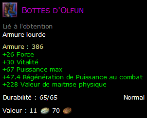 Bottes d'Olfun