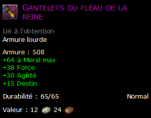 Gantelets du fléau de la reine