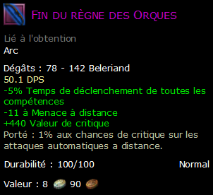 Fin du règne des Orques