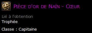 Pièce d'or de Naïn - Cœur