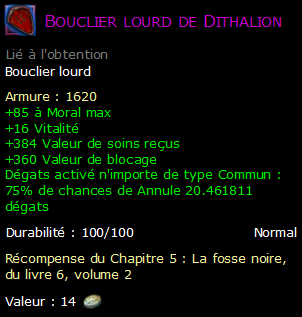 Bouclier lourd de Dithalion