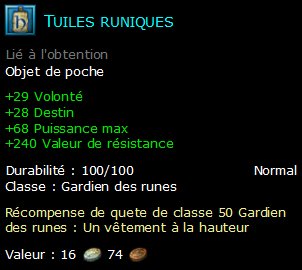 Tuiles runiques